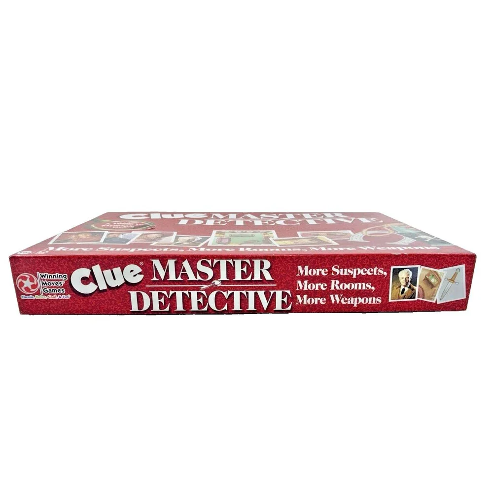Clue Master Detective Classic Detective Winning Moves 2021 Board Game Complete